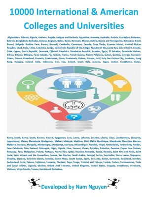 cover image of 10000 International and American Colleges and Universities